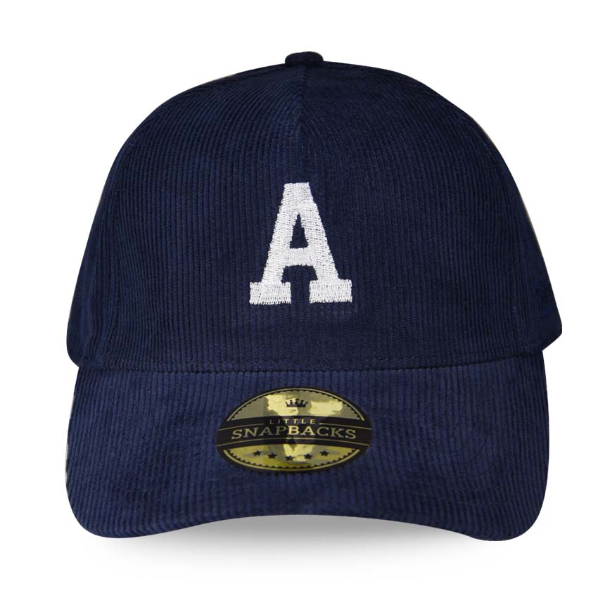 Personalised Initial Hat - Navy Cord Snapbacks