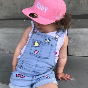 Pink Snapback - Personalised kids hats
