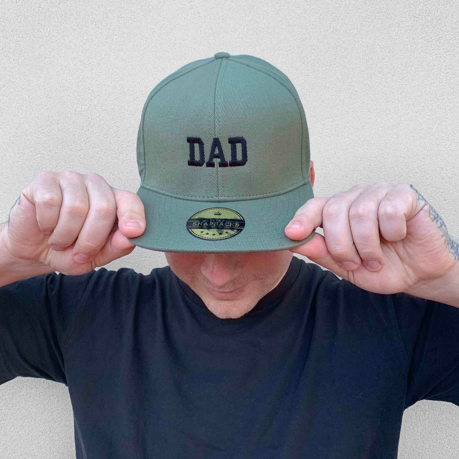 NEW Personalised Army Green Snapback