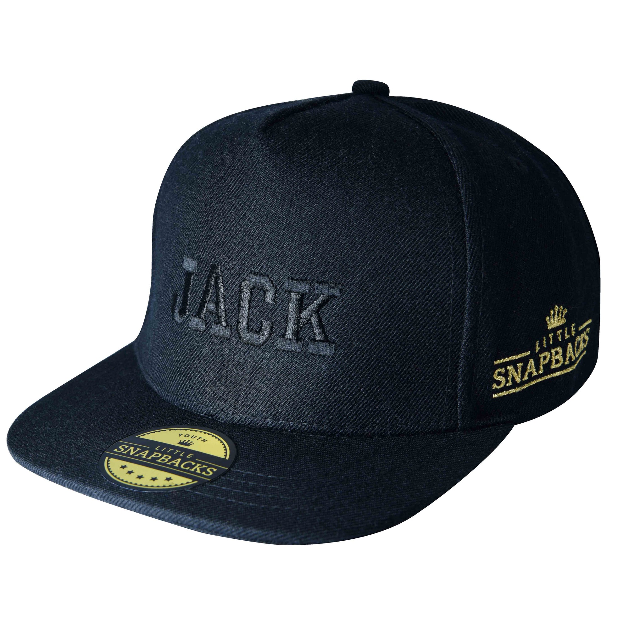 Black Snapback, Black Thread