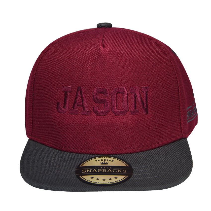 Burgundy Snapback, Burgundy Thread