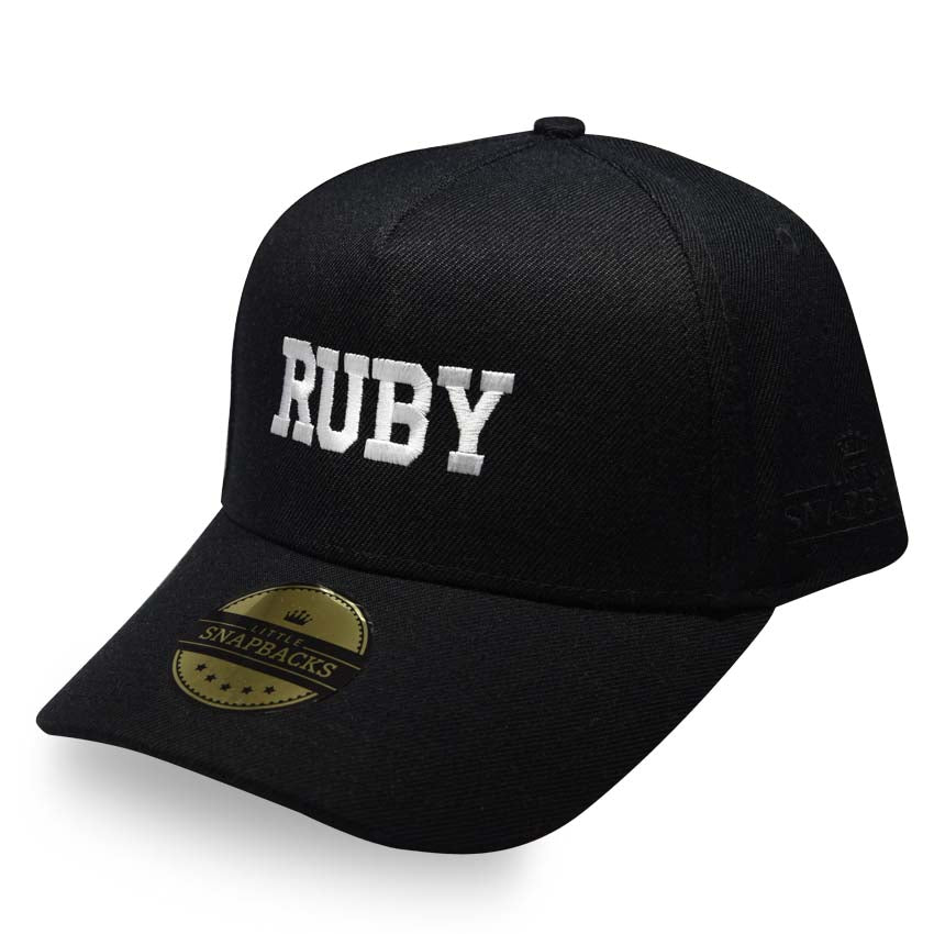 Personalised Hat - NEW Curve Brim Snapback