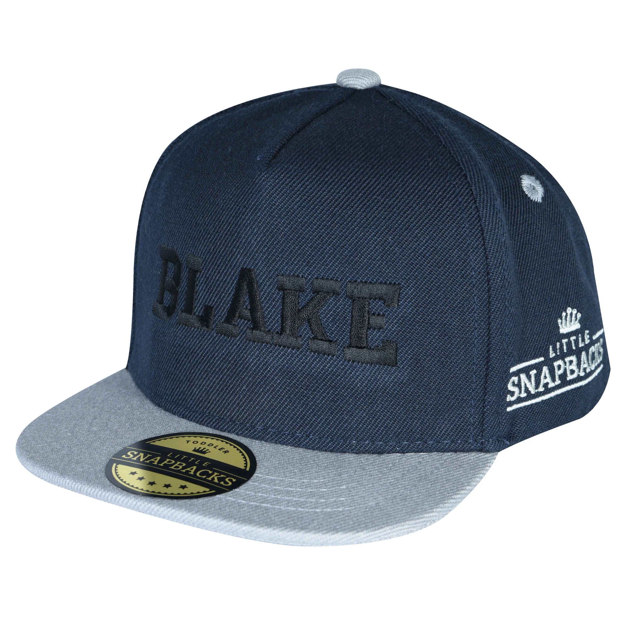 Navy Hat, Black Thread