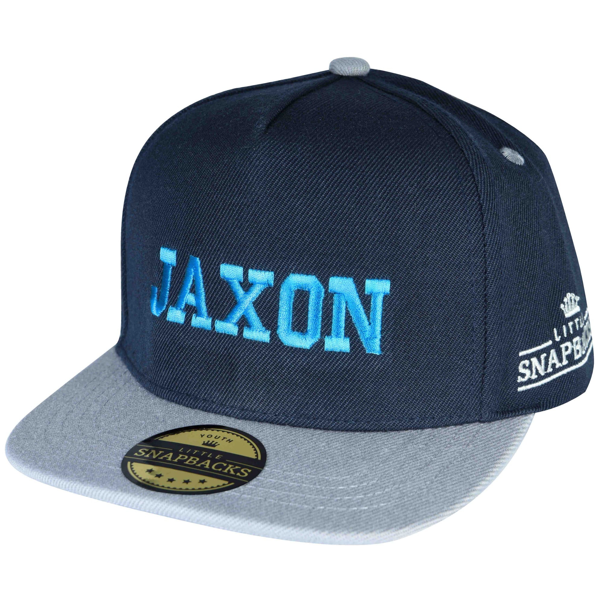 Navy Hat, Deep Sky Blue Thread