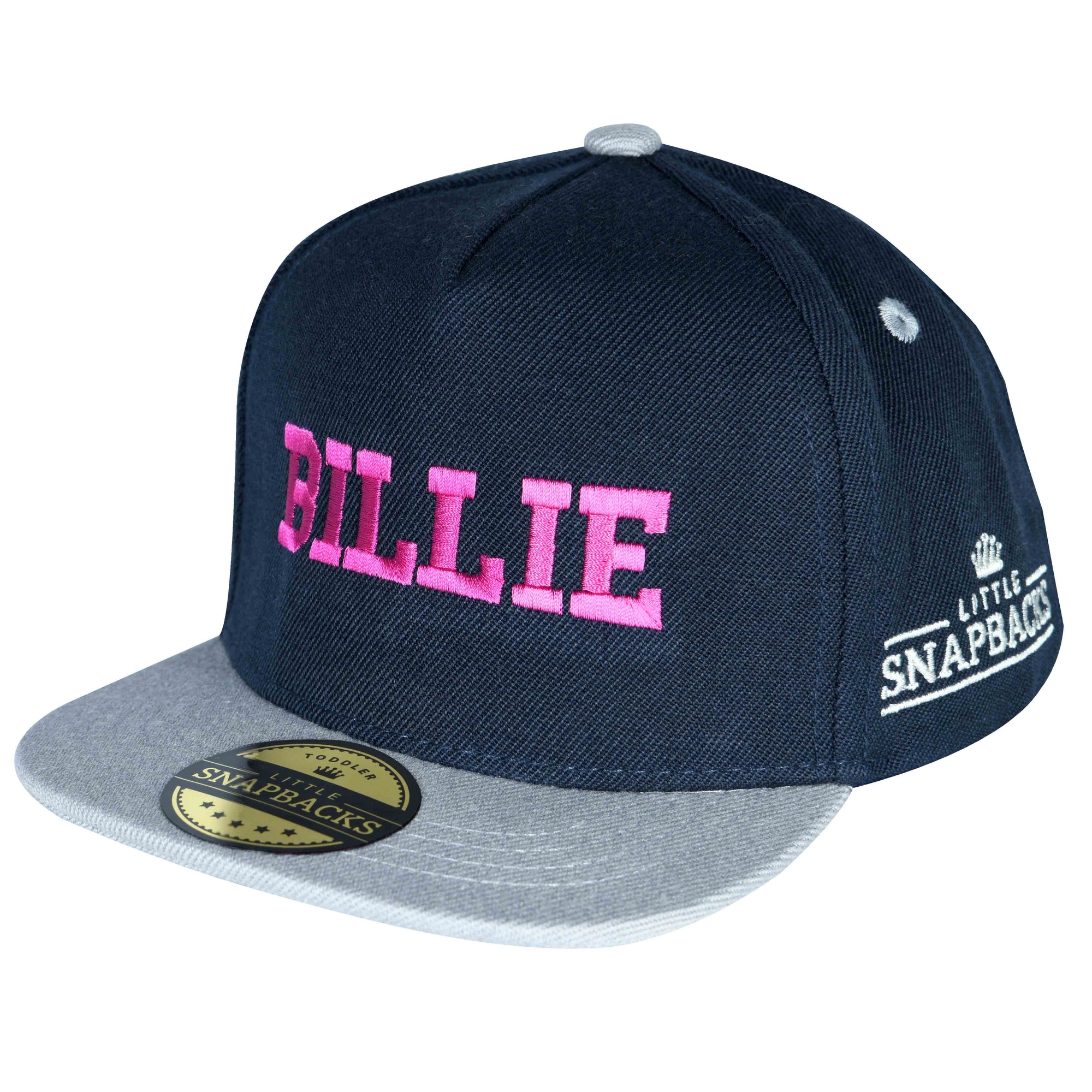 Navy Hat Hot Pink Thread