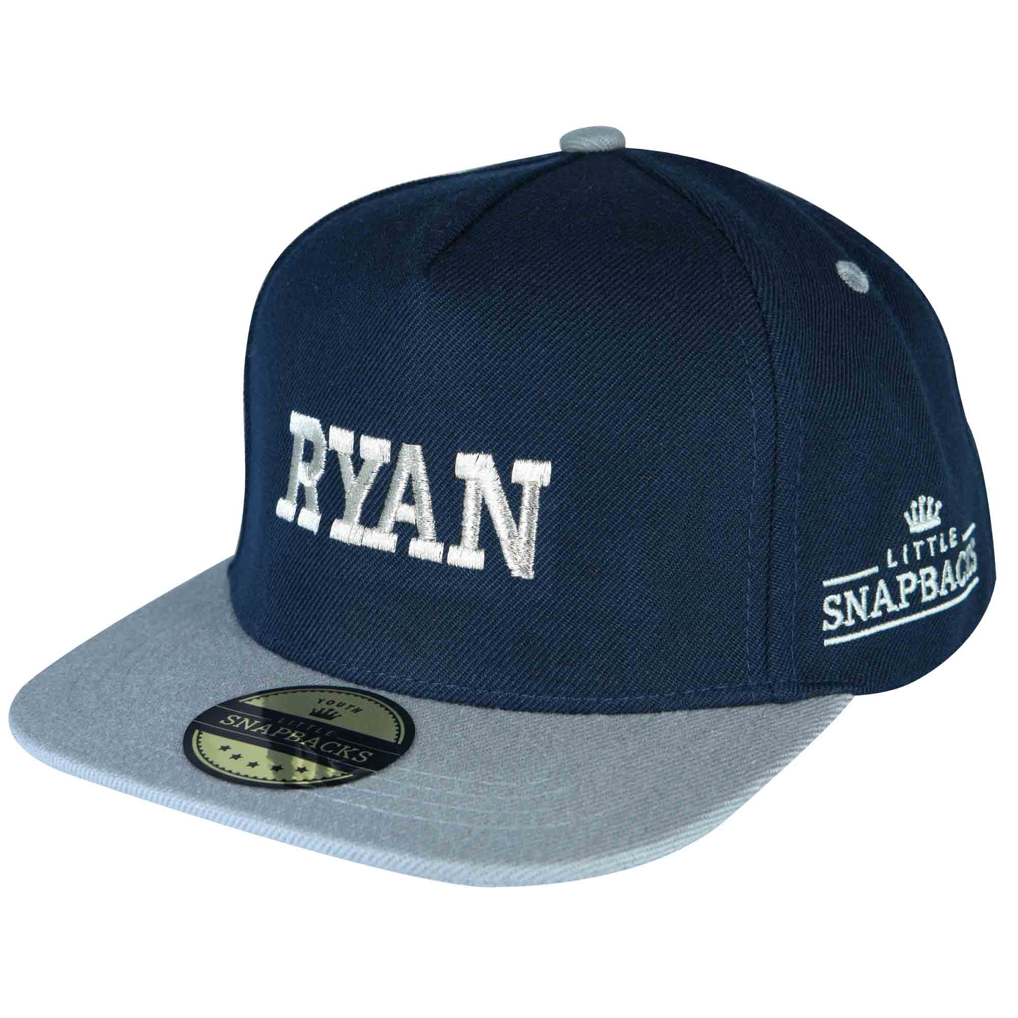 Navy Hat, Metallic Silver Thread