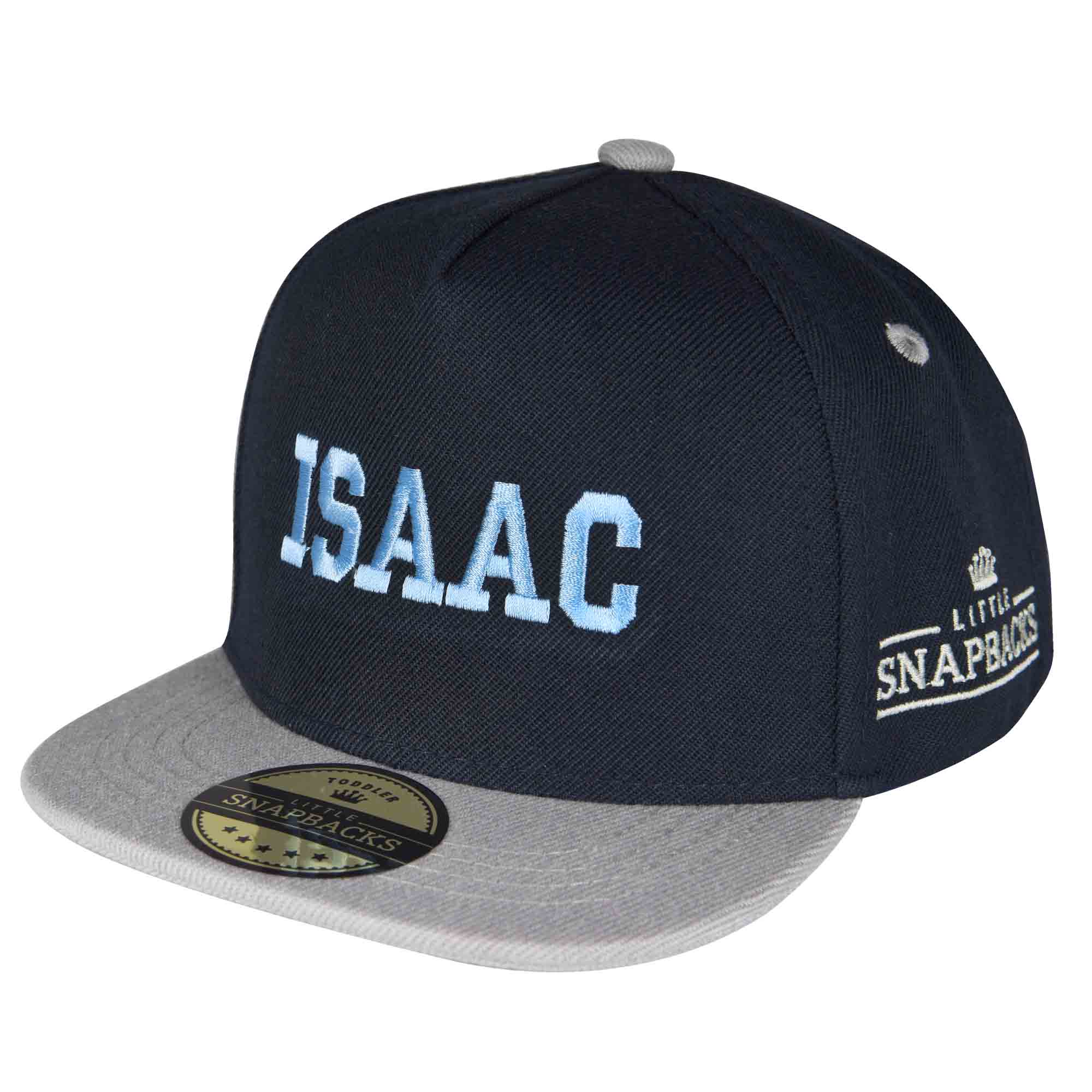 Navy Hat, Sky Blue Thread