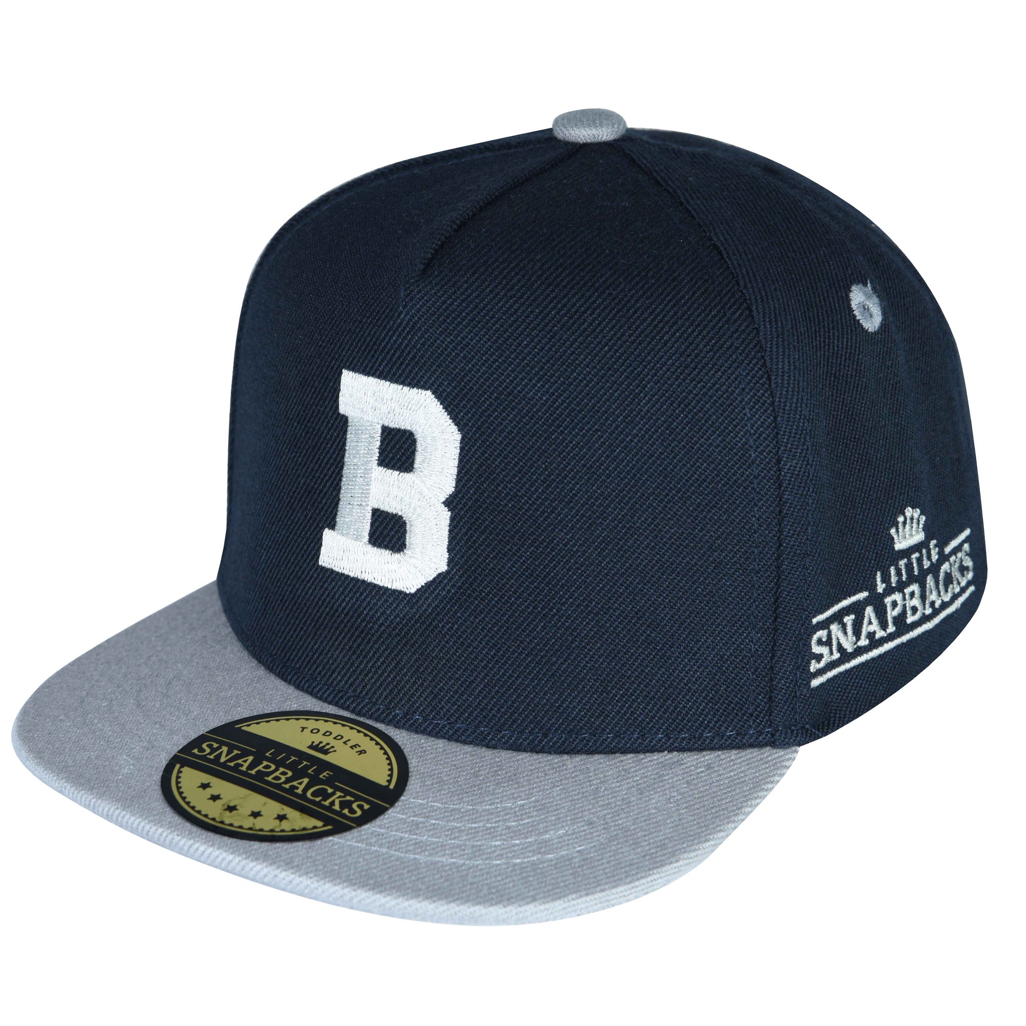 Navy Hat, White Thread