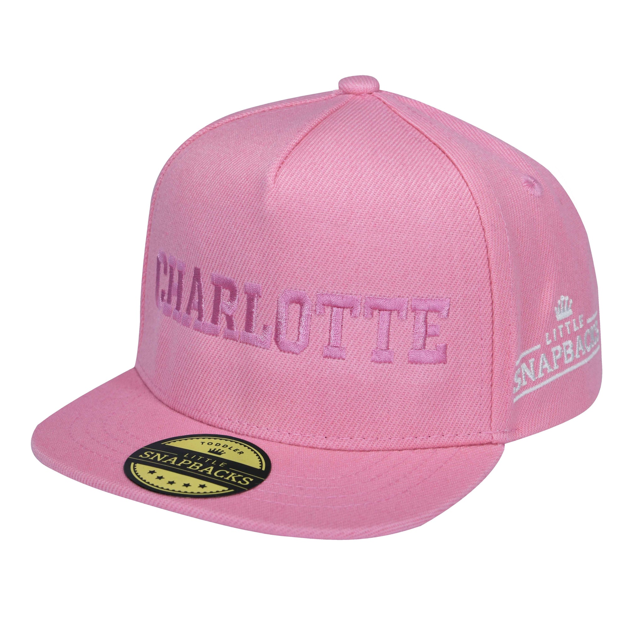 Pink Snapback, Light Pink Thread