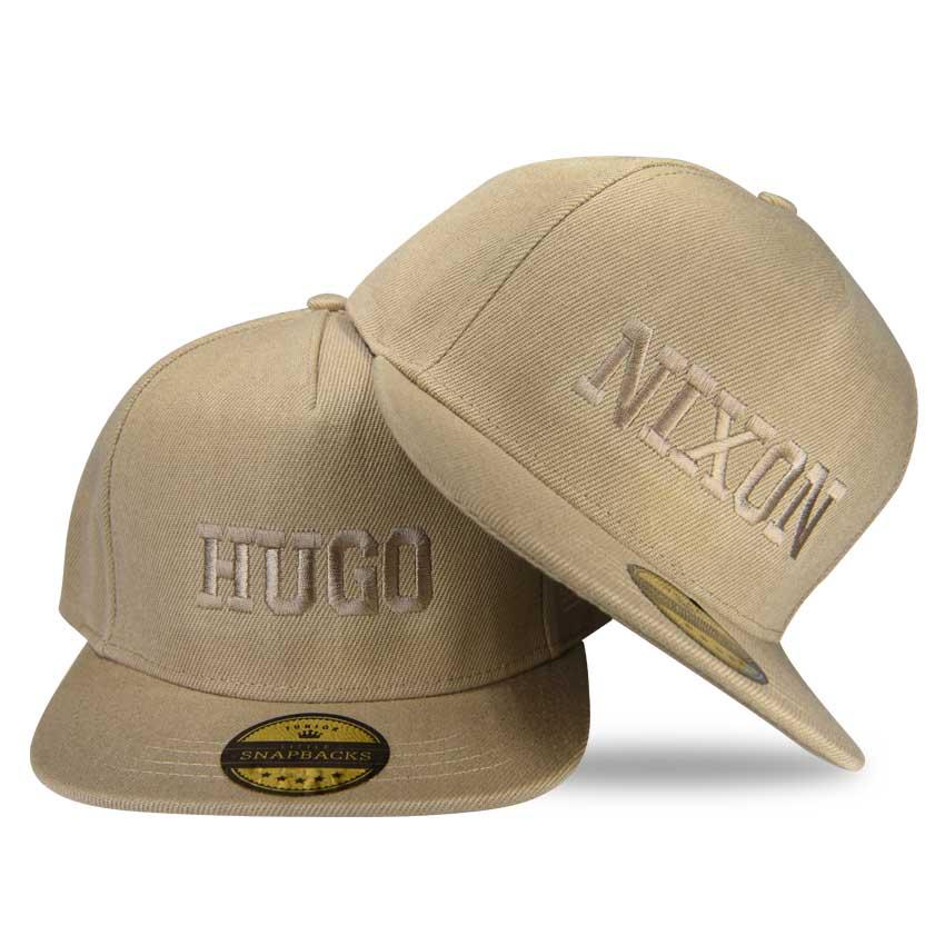 Personalised Kids Hats - Tan Snapback