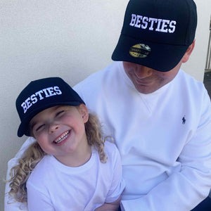 Personalised Matching Hats - Besties - Fathers Day Gift Ideas