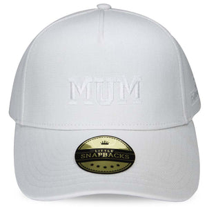 White Personalised Snapback - Matching Mum Hat
