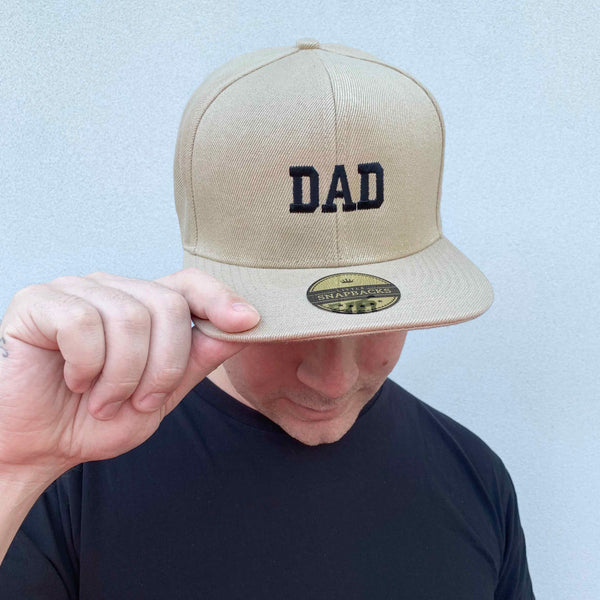 Matching Adult Tan Snapback - Little Snapbacks Pty Ltd