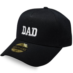 Father's Day Gifts - Matching kids and adult hats - Personalised Hat - Curve Brim Snapback - DAD
